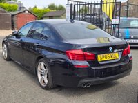 USED 2015 65 BMW 5 SERIES 3.0 530d M Sport Saloon 4dr Diesel Auto Euro 6 (s/s) (258 ps) THIS CAR COMES WITH 6 MONTH WARRANTY & BREAKDOWN RECOVERY + DUAL ZONE CLIMATE CONTROL+ ELECTRIC PARKING BRAKE+ SAT NAVIGATION+ FRONT AND REAR PARKING SENSORS+ DAB RADIO+ BLUETOOTH PHONE+ AUDIO CONNECTIVITY+ CRUISE CONTROL+ DAY TIME RUNNING LIGHTS+ AUTOMATIC HEADLIGHTS+ HEADLIGHTS WASHERS+