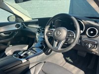 USED 2019 19 MERCEDES-BENZ C-CLASS 1.5 C200 MHEV EQ Boost Sport (Premium) Saloon 4dr Petrol G-Tronic+ Euro 6 (s/s) (198 ps) Dual zone climate control A/C, Full black leather interior, Sat Nav, Apple Car Play, Android Auto, Digital Dashboard, Cruise control, Bluetooth, Voice control, USB input, Heated front seats, Paddleshift gears, Keyless drive, Dynamic drive modes, DAB radio, LED daytime running lights, Rear parking camera, Front & Rear parking sensors, Auto xenon headlights.