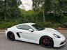 USED 2019 69 PORSCHE 718 CAYMAN 2.5T GTS GPF Coupe 2dr Petrol PDK Euro 6 (s/s) (365 ps)-Factory Extras Worth &pound;5,759-2 Former Keepers-Last Keeper Since March 2022-Finished In Carrara White-Gts Interior Package-PASM Sports Suspension-Heated Seats-Cruise Control-Light Design Package-Park Assist Front & Rear-Bose Surround Sound System-Rear Wing & Door Handles Painted In High Gloss Black-Climate Control-Dab Radio-Bluetooth-Satnav-Instrument Dials In Carmine Red-Great Looking Example-The One To Have. 