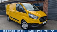 USED 2018 68 FORD TRANSIT CUSTOM 2.0 340 EcoBlue Panel Van 5dr Diesel Manual L1 H1 Euro 6 (130 ps) *** ONE OWNER - NEW CLUTCH - AIR CON - HEATED SEATS ***