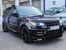 USED 2017 17 LAND ROVER RANGE ROVER SPORT 3.0 SD V6 HSE LUMMA KIT BLACK PACK WIDE SCREEN SAT NAV CAMERA 22