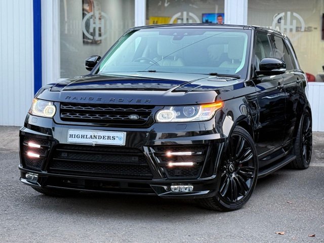 2017 17 Land Rover Range Rover Sport 3.0 SD V6 HSE LUMMA KIT BLACK PACK WIDE SCREEN SAT NAV CAMERA 22