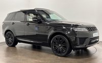 USED 2020 20 LAND ROVER RANGE ROVER SPORT 3.0 SD V6 Autobiography Dynamic SUV 5dr Diesel Auto 4WD Euro 6 (s/s) (306 ps) Striking Santorini Black Metallic, Contrast Ebony / Ivory Leather interior, Ebony Suede Headlining