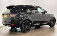 USED 2020 20 LAND ROVER RANGE ROVER SPORT 3.0 SD V6 Autobiography Dynamic SUV 5dr Diesel Auto 4WD Euro 6 (s/s) (306 ps) Striking Santorini Black Metallic, Contrast Ebony / Ivory Leather interior, Ebony Suede Headlining