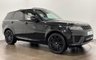 USED 2020 20 LAND ROVER RANGE ROVER SPORT 3.0 SD V6 Autobiography Dynamic SUV 5dr Diesel Auto 4WD Euro 6 (s/s) (306 ps) Striking Santorini Black Metallic, Contrast Ebony / Ivory Leather interior, Ebony Suede Headlining