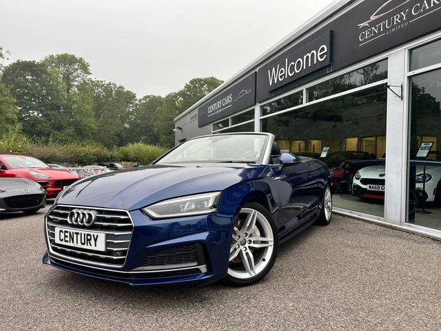 2017 67 Audi A5 Cabriolet 2.0 TFSI S line Convertible 2dr Petrol S Tronic quattro Euro 6 (s/s) (252 ps)