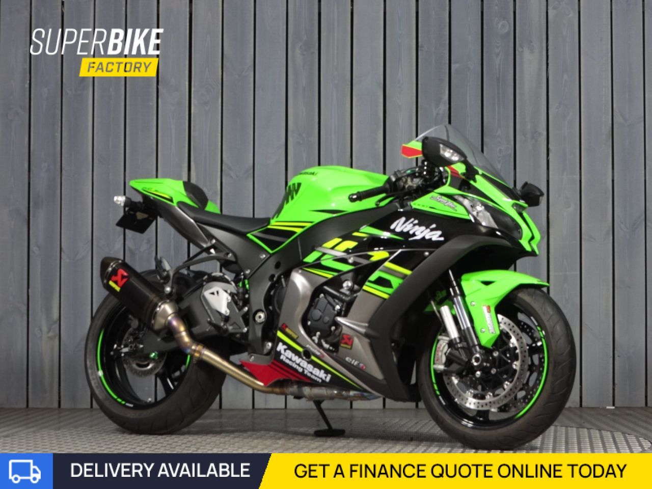 2010 KAWASAKI NINJA ZX-10R GREEN with 22867 miles - Used