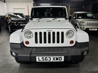 USED 2013 63 JEEP WRANGLER 2.8 CRD Sahara SUV 4dr Diesel AUTO 4WD Euro 5 (197 bhp) 2013 JEEP WRANGLER 2.8 CRD SAHARA 4X4 AUTO - ONLY 66K MILES - 11 SERVICES TO 64K MILES - REMOVABLE ROOF - GLOSS BLACK ALLOY WHEELS - AIR CON - TOWBAR