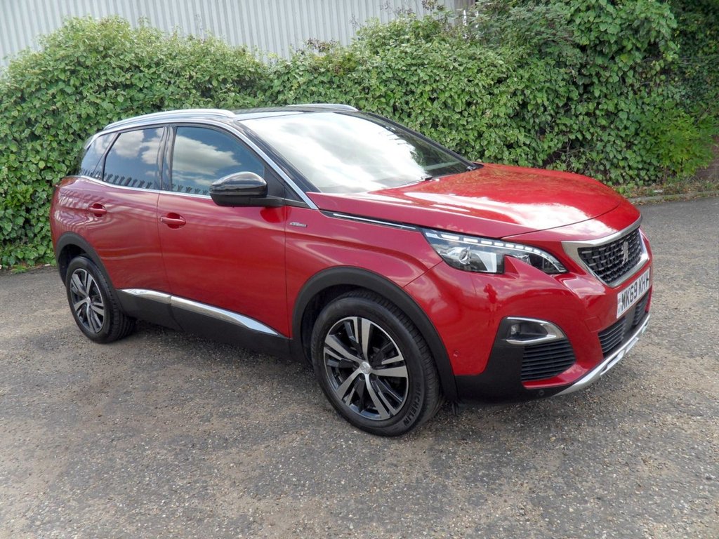 USED 2019 69 PEUGEOT 3008 1.2 PureTech GT Line SUV 5dr Petrol Manual Euro 6 (s/s) (130 ps) Call (01603) 494494 (07799) 406459