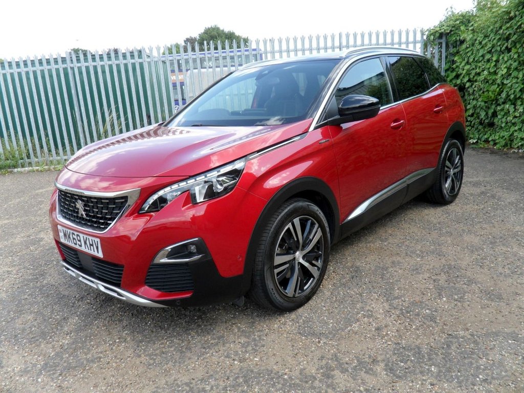 USED 2019 69 PEUGEOT 3008 1.2 PureTech GT Line SUV 5dr Petrol Manual Euro 6 (s/s) (130 ps) Call (01603) 494494 (07799) 406459