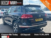 USED 2016 65 VOLKSWAGEN TOUAREG 3.0 TDI V6 BlueMotion Tech R-Line SUV 5dr Diesel Tiptronic 4WD Euro 6 (s/s) (262 ps) FULL SERVICE HISTORY 2 KEYS BOOK PACK SERVICED AS REQUIRED AND 1 YEAR MOT WITHIN THE SALE