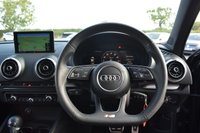 USED 2017 17 AUDI S3 2.0 TFSI Black Edition Saloon 4dr Petrol S Tronic quattro Euro 6 (s/s) (310 ps) 1 OWNER / SS SEATS / DIGI DASH