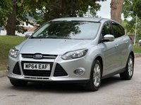 USED 2014 64 FORD FOCUS 1.6 TDCi Titanium Navigator Hatchback 5dr Diesel Manual Euro 5 (s/s) (115 ps) F.S.H | NEW MOT | CAMBELT