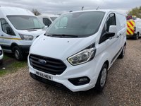 USED 2019 69 FORD TRANSIT CUSTOM 2.0 320 EcoBlue Trend Panel Van 5dr Diesel Manual L1 H1 Euro 6 (s/s) (130 ps) Internal racking-AC-sensors-6 doors