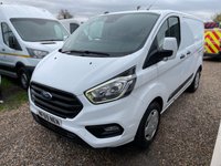 USED 2019 69 FORD TRANSIT CUSTOM 2.0 320 EcoBlue Trend Panel Van 5dr Diesel Manual L1 H1 Euro 6 (s/s) (130 ps) Internal racking-AC-sensors-6 doors