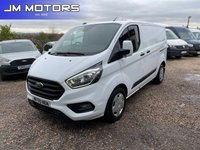 USED 2019 69 FORD TRANSIT CUSTOM 2.0 320 EcoBlue Trend Panel Van 5dr Diesel Manual L1 H1 Euro 6 (s/s) (130 ps) Internal racking-AC-sensors-6 doors
