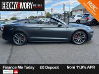USED 2017 17 AUDI S5 3.0 TFSI V6 Cabriolet 2dr Petrol Tiptronic quattro Euro 6 (s/s) (354 ps) FULL SERVICE HISTORY 2 KEYS BOOK PACK SERVICED AS REQUIRED AND 1 YEAR MOT WITHIN THE SALE