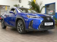 USED 2021 21 LEXUS UX 2.0 250h F Sport TAKUMI SUV 5dr Petrol Hybrid E-CVT Euro 6 (s/s) (184 ps) TOP OF THE RANGE TAKUMI SPEC HEAD UP DISPLAY SUNROOF SAT NAV MARK LEVINSON SOUND REAR CAMERA LEATHER INTERIOR ELECTRIC SEATS HEATED/VENTILATED SEATS HEATED STEERING WHEEL PARKING SENSORS 1 OWNER SERVICE HISTORY LEXUS WARRANTY JUYLY 2031