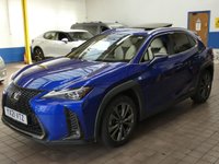 USED 2021 21 LEXUS UX 2.0 250h F Sport TAKUMI SUV 5dr Petrol Hybrid E-CVT Euro 6 (s/s) (184 ps) TOP OF THE RANGE TAKUMI SPEC HEAD UP DISPLAY SUNROOF SAT NAV MARK LEVINSON SOUND REAR CAMERA LEATHER INTERIOR ELECTRIC SEATS HEATED/VENTILATED SEATS HEATED STEERING WHEEL PARKING SENSORS 1 OWNER SERVICE HISTORY LEXUS WARRANTY JUYLY 2031