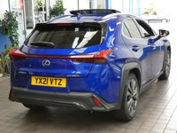 USED 2021 21 LEXUS UX 2.0 250h F Sport TAKUMI SUV 5dr Petrol Hybrid E-CVT Euro 6 (s/s) (184 ps) TOP OF THE RANGE TAKUMI SPEC HEAD UP DISPLAY SUNROOF SAT NAV MARK LEVINSON SOUND REAR CAMERA LEATHER INTERIOR ELECTRIC SEATS HEATED/VENTILATED SEATS HEATED STEERING WHEEL PARKING SENSORS 1 OWNER SERVICE HISTORY LEXUS WARRANTY JUYLY 2031