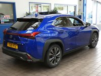 USED 2021 21 LEXUS UX 2.0 250h F Sport TAKUMI SUV 5dr Petrol Hybrid E-CVT Euro 6 (s/s) (184 ps) TOP OF THE RANGE TAKUMI SPEC HEAD UP DISPLAY SUNROOF SAT NAV MARK LEVINSON SOUND REAR CAMERA LEATHER INTERIOR ELECTRIC SEATS HEATED/VENTILATED SEATS HEATED STEERING WHEEL PARKING SENSORS 1 OWNER SERVICE HISTORY LEXUS WARRANTY JUYLY 2031