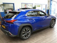 USED 2021 21 LEXUS UX 2.0 250h F Sport TAKUMI SUV 5dr Petrol Hybrid E-CVT Euro 6 (s/s) (184 ps) TOP OF THE RANGE TAKUMI SPEC HEAD UP DISPLAY SUNROOF SAT NAV MARK LEVINSON SOUND REAR CAMERA LEATHER INTERIOR ELECTRIC SEATS HEATED/VENTILATED SEATS HEATED STEERING WHEEL PARKING SENSORS 1 OWNER SERVICE HISTORY LEXUS WARRANTY JUYLY 2031