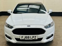 USED 2018 68 FORD MONDEO 2.0 TDCi ST-Line Edition Panoramic Hatchback 5 Door Diesel Manual Euro 6 (s/s) (150 ps) APPLE CAR PLAY 5 SERVICES TO 49,295