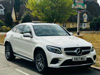 USED 2017 17 MERCEDES-BENZ GLC 2.1 GLC220d AMG Line (Premium Plus) Coupe 5dr Diesel G-Tronic 4MATIC Euro 6 (s/s) (170 ps) RED LETHER+S/ROOF+SAT NAV+ULEZ