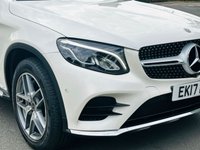 USED 2017 17 MERCEDES-BENZ GLC 2.1 GLC220d AMG Line (Premium Plus) Coupe 5dr Diesel G-Tronic 4MATIC Euro 6 (s/s) (170 ps) RED LETHER+S/ROOF+SAT NAV+ULEZ