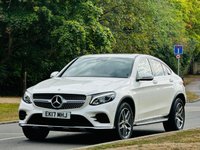USED 2017 17 MERCEDES-BENZ GLC 2.1 GLC220d AMG Line (Premium Plus) Coupe 5dr Diesel G-Tronic 4MATIC Euro 6 (s/s) (170 ps) RED LETHER+S/ROOF+SAT NAV+ULEZ