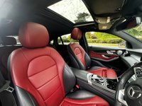 USED 2017 17 MERCEDES-BENZ GLC 2.1 GLC220d AMG Line (Premium Plus) Coupe 5dr Diesel G-Tronic 4MATIC Euro 6 (s/s) (170 ps) RED LETHER+S/ROOF+SAT NAV+ULEZ