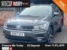 USED 2017 67 VOLKSWAGEN TIGUAN 2.0 TDI SE SUV 5dr Diesel DSG 4Motion Euro 6 (s/s) (150 ps) FULL SERVICE HISTORY 2 KEYS BOOK PACK SERVICED AS REQUIRED AND 1 YEAR MOT WITHIN THE SALE