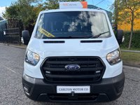 USED 2021 71 FORD TRANSIT 2.0 350 EcoBlue Leader Double Cab Tipper Caged body L3 Euro 6 (130 ps) Stunning Example Throughout