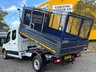 USED 2021 71 FORD TRANSIT 2.0 350 EcoBlue Leader Double Cab Tipper Caged body L3 Euro 6 (130 ps) Stunning Example Throughout
