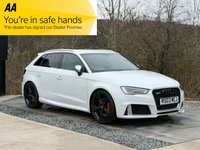 USED 2016 03 AUDI RS3 2.5 TFSI Sportback 5dr Petrol S Tronic quattro Euro 6 (s/s) (Nav) (367 ps) EXCELLENT SERVICE RECORD
