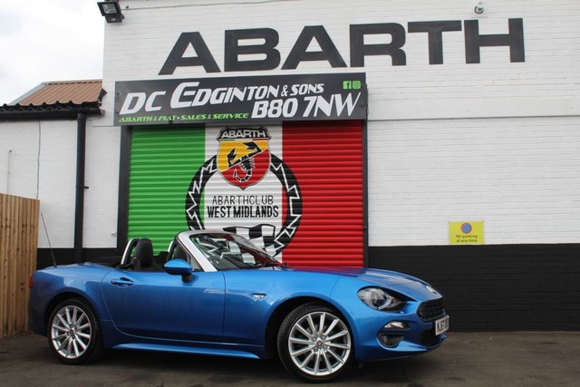 2017 67 Fiat 124 Spider 1.4 MultiAir Lusso Plus Convertible 2dr Petrol Auto Euro 6 (140 ps)