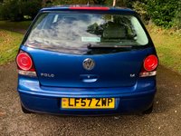 USED 2007 57 VOLKSWAGEN POLO 1.4 S Hatchback 5dr Petrol Automatic (165 g/km, 79 bhp) 2 OWNERS+US WITH ONLY 43,500 MILES AND X12 VW/SPECIALIST SERVICING STAMPS//AIRCON//ALLOYS//X4 AIRBAGS//BEAUTIFULLY KEPT//NEW CAMBELT / WATERPUMP / SERVICE  RARE Automatic (165 g/km, 79 bhp) 1 OWNERS+US WITH ONLY 43,500 MILES AND X12 VW/SPECIALIST SERVICING STAMPS//AIRCON//ALLOYS//X4 AIRBAGS//BEAUTIFULLY KEPT//STUNNING SERVICE HISTORY