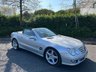 USED 2007 57 MERCEDES-BENZ SL 3.5 SL350 Convertible 2dr Petrol 7G-Tronic (246 g/km, 272 bhp) -Superb Low Mileage Example Finished In Brilliant Silver Metallic-Heated Berry Red Leather Upholstery-Panoramic Glass Roof-19