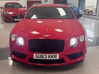 USED 2013 63 BENTLEY CONTINENTAL 4.0 V8 GT Coupe 2dr Petrol Auto 4WD Euro 5 (507 ps) Unique colour with carbon skirts