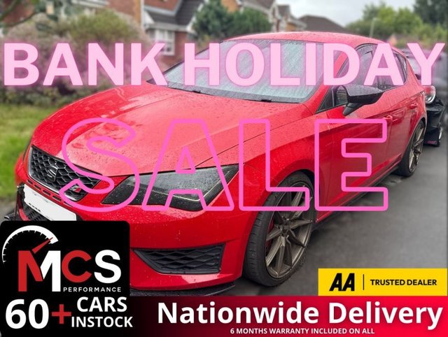 2016 66 SEAT LEON 2.0 TSI Cupra 290 Black Hatchback 5dr Petrol Manual Euro 6 (s/s) (290 ps) ** SALE ** SALE ** SALE **