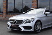 USED 2017 B MERCEDES-BENZ C-CLASS 2.1 C250d AMG Line Cabriolet 2dr Diesel G-Tronic+ Euro 6 (s/s) (204 ps) LOW MILES / FULL MERCEDES HIST