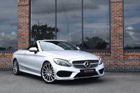 USED 2017 B MERCEDES-BENZ C-CLASS 2.1 C250d AMG Line Cabriolet 2dr Diesel G-Tronic+ Euro 6 (s/s) (204 ps) LOW MILES / FULL MERCEDES HIST