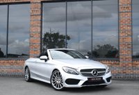 USED 2017 B MERCEDES-BENZ C-CLASS 2.1 C250d AMG Line Cabriolet 2dr Diesel G-Tronic+ Euro 6 (s/s) (204 ps) LOW MILES / FULL MERCEDES HIST