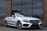 USED 2017 B MERCEDES-BENZ C-CLASS 2.1 C250d AMG Line Cabriolet 2dr Diesel G-Tronic+ Euro 6 (s/s) (204 ps) LOW MILES / FULL MERCEDES HIST