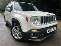 USED 2015 65 JEEP RENEGADE 1.4T MultiAirII Limited SUV 5dr Petrol Manual Euro 6 (s/s) (140 ps) LEATHER,HEATED SEATS,SAT NAV,ALLOYS