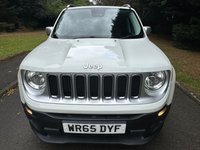 USED 2015 65 JEEP RENEGADE 1.4T MultiAirII Limited SUV 5dr Petrol Manual Euro 6 (s/s) (140 ps) LEATHER,HEATED SEATS,SAT NAV,ALLOYS