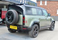PRE-OWNED 2022 72 LAND ROVER DEFENDER 3.0 D300 MHEV X-Dynamic HSE SUV 5dr Diesel Auto 4WD Euro 6 (s/s) (300 ps) Pangea Green Metallic (890 option), Khaki Interior, Air Suspension Pack (&pound;1615 option), 20" Alloys, Comfort and Convenience Pack (&pound;800 option), Heated and Cooled Electric Memory Seats, Electric Sliding Panoramic Sunroof,  Sat Nav, Rear Spoiler, Privacy Glass, Black Contrast Roof, Black roof Rails, 3D Surround Camera,, 11.4 Infotainment Screen, Keyless Entry/Start, Ambient and Footwell Lighting, Full LCD Instrument Cluster