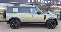 PRE-OWNED 2022 72 LAND ROVER DEFENDER 3.0 D300 MHEV X-Dynamic HSE SUV 5dr Diesel Auto 4WD Euro 6 (s/s) (300 ps) Pangea Green Metallic (890 option), Khaki Interior, Air Suspension Pack (&pound;1615 option), 20" Alloys, Comfort and Convenience Pack (&pound;800 option), Heated and Cooled Electric Memory Seats, Electric Sliding Panoramic Sunroof,  Sat Nav, Rear Spoiler, Privacy Glass, Black Contrast Roof, Black roof Rails, 3D Surround Camera,, 11.4 Infotainment Screen, Keyless Entry/Start, Ambient and Footwell Lighting, Full LCD Instrument Cluster