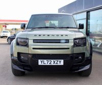 PRE-OWNED 2022 72 LAND ROVER DEFENDER 3.0 D300 MHEV X-Dynamic HSE SUV 5dr Diesel Auto 4WD Euro 6 (s/s) (300 ps) Pangea Green Metallic (890 option), Khaki Interior, Air Suspension Pack (&pound;1615 option), 20" Alloys, Comfort and Convenience Pack (&pound;800 option), Heated and Cooled Electric Memory Seats, Electric Sliding Panoramic Sunroof,  Sat Nav, Rear Spoiler, Privacy Glass, Black Contrast Roof, Black roof Rails, 3D Surround Camera,, 11.4 Infotainment Screen, Keyless Entry/Start, Ambient and Footwell Lighting, Full LCD Instrument Cluster