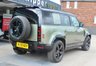 USED 2022 72 LAND ROVER DEFENDER 3.0 D300 MHEV X-Dynamic HSE SUV 5dr Diesel Auto 4WD Euro 6 (s/s) (300 ps) Pangea Green Metallic (890 option), Khaki Interior, Air Suspension Pack (&pound;1615 option), 20" Alloys, Comfort and Convenience Pack (&pound;800 option), Heated and Cooled Electric Memory Seats, Electric Sliding Panoramic Sunroof,  Sat Nav, Rear Spoiler, Privacy Glass, Black Contrast Roof, Black roof Rails, 3D Surround Camera,, 11.4 Infotainment Screen, Keyless Entry/Start, Ambient and Footwell Lighting, Full LCD Instrument Cluster